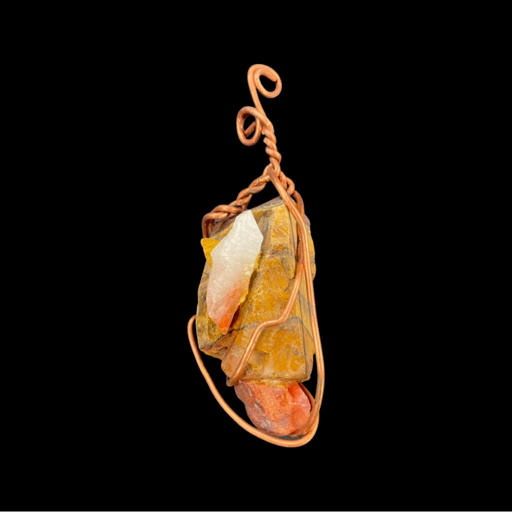 Super strong piece, Large raw Tigers Eye , Fire Quartz, Red carnelian